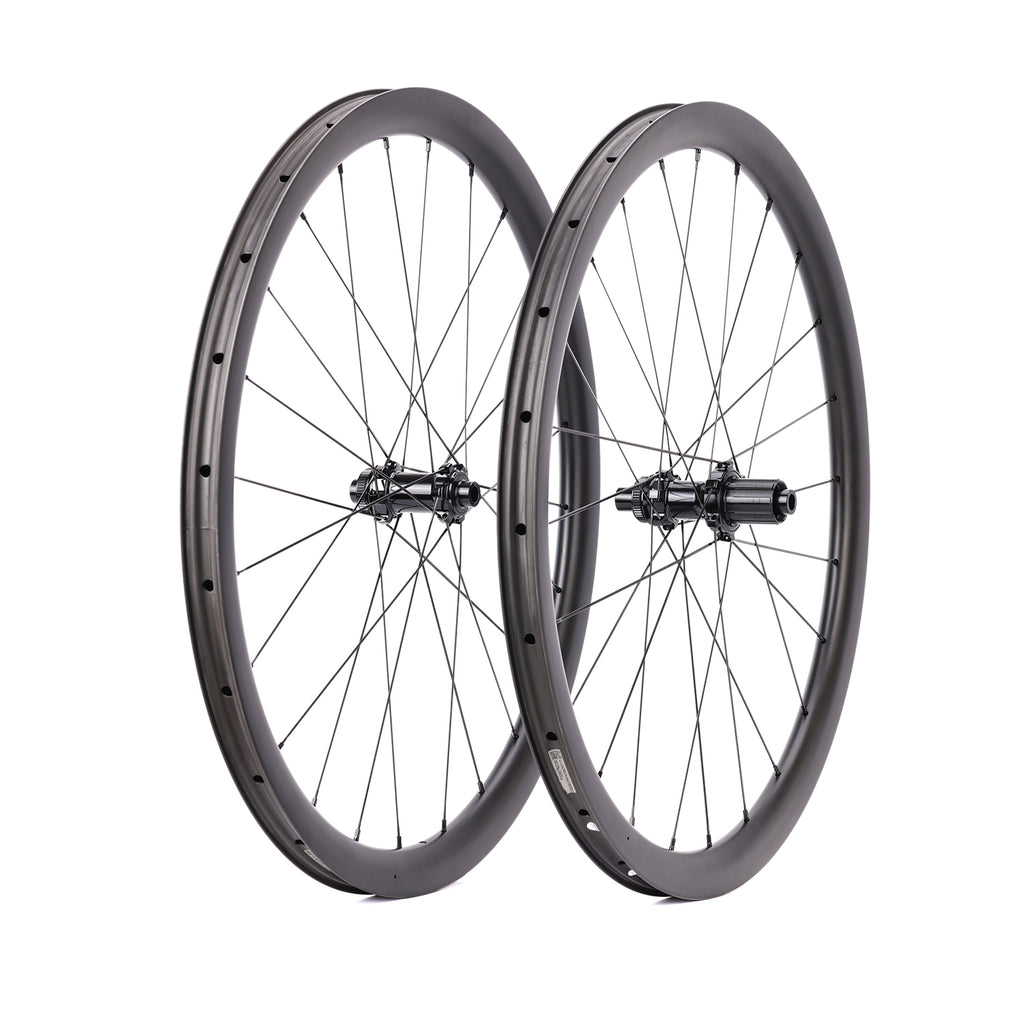 ICAN 650B G25 gravel wheels without logos TRIAERO