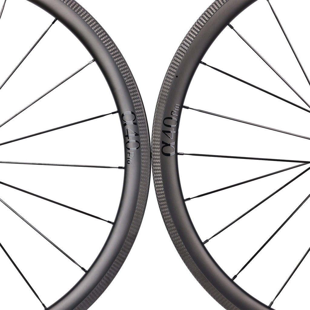 ICAN Alpha 40 pro rim brake wheels CN spokes TRIAERO