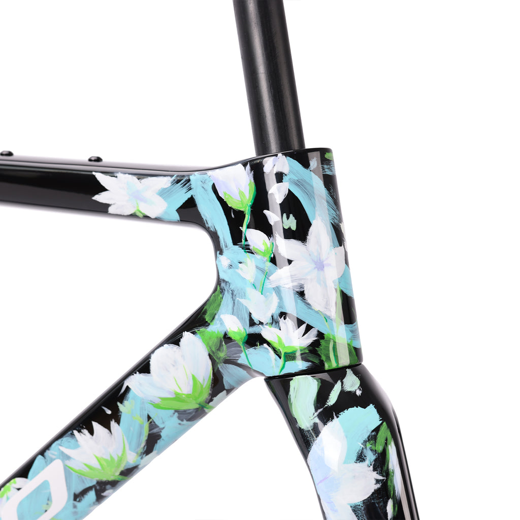 ICAN Graro gravel frame uci approval  fork without bolts 0mm offset seat post TRIAERO